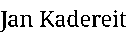 Jan Kadereit